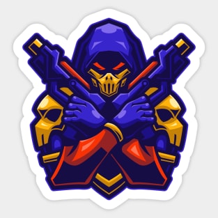 Masked assassin Sticker